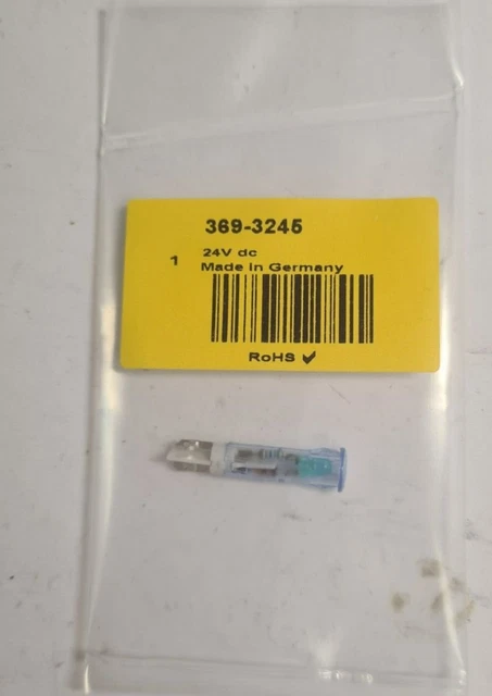 Indicateur de montage sur panneau bleu Signal Construct 24VDC 369-3245