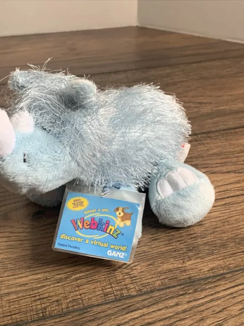 RARE RETIRED Webkinz Hm196 Blue Rhino Brand New Sealed Code 27.25 PicClick AU