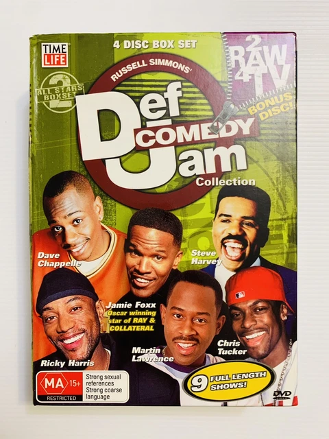 Def Comedy Jam Collection All Stars - 4, 5, 6 + Bonus 2 Raw 4 TV Disc DVD