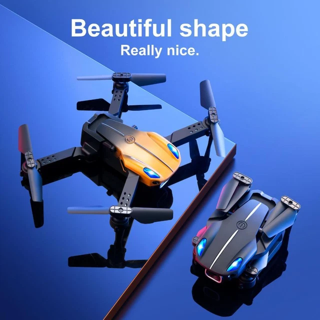 Drone de bolsillo plegable WiFi FPV cuadricóptero de radiocontrol 4K doble cámara evitar obstáculos