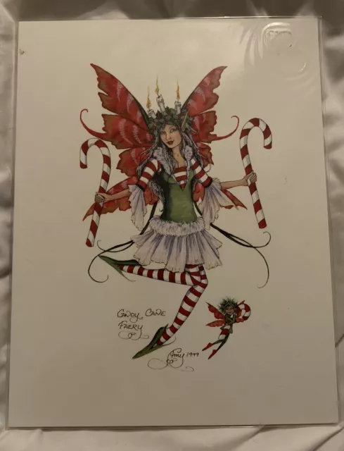 Amy Brown - Candy Cane Faery - OUT OF PRINT