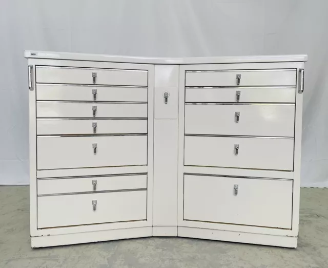 BAISCH Arztschrank  Rollschrank Instrumentenschrank Bauhaus Werkzeug shabby