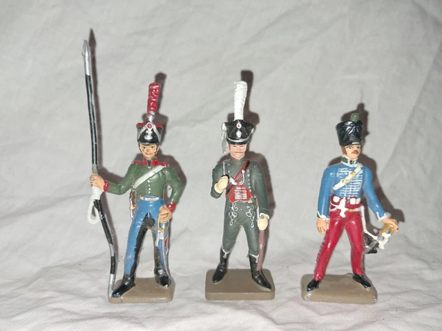 LOT DE 5 Figurines Soldats de Plomb Série EMPIRE NAPOLEON - Neuve en