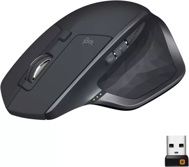Logitech MX Master 2S mouse Wireless a RF + Bluetooth IR LED 4000 DPI