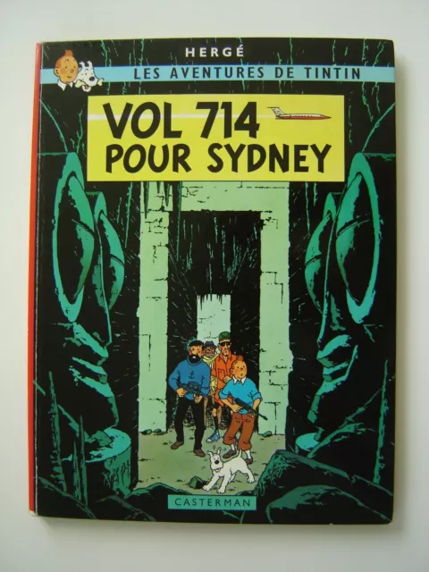 TINTIN Vol 714 pour Sydney B37 EO 1968 1er tirage Bon état