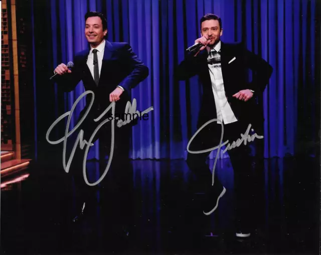 Jimmy Fallon Justin Timberlake #1 Reprint 8X10 Autographed Signed Photo Man Cave