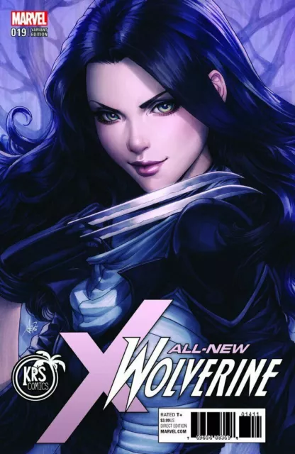 All New Wolverine 19 Krs Stanley Artgerm Lau Color Trade Variant Nm