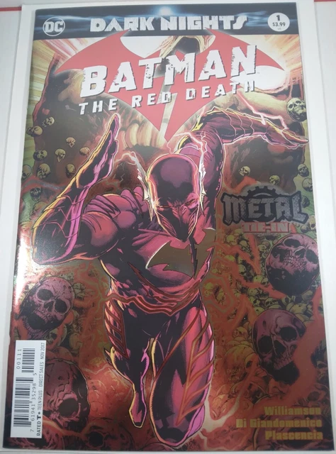 🔴🔥 Batman The Red Death #1 Nm- First Print Foil Dc Comics Dark Nights Metal