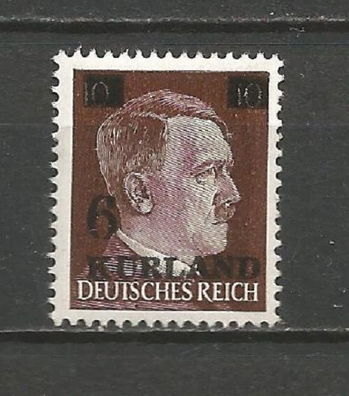 Deutsche Besetzungsausgaben Kurland 1945 Mi 2 WZ MNH** bpp signiert pickenpack