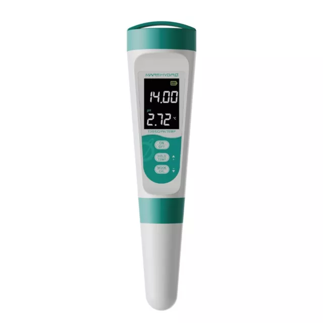 MARS HYDRO PH Meter Combo TDS/EC Tester Tool Digital LCD PH Testing Pen 4 in 1