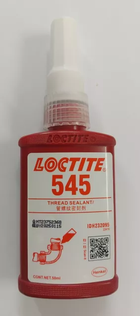 SIGILLANTE FILO IDRAULICO/PNEUMATICO LOCTITE 545 50ML - scadenza 18 luglio 2022