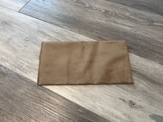 Burberry Flap Closure Dust Bag 9 1/4 X 5 Inches