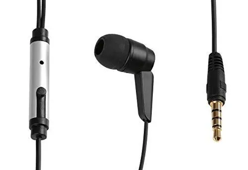 Linea Essentials, Auricolare stereo con microfono - 120 cm - Nero