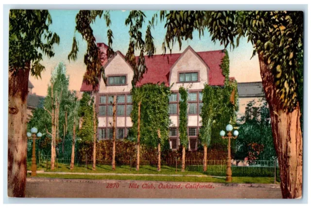 c1910's Nile Club House Roadside Oakland California CA Unposted Antique Postcard
