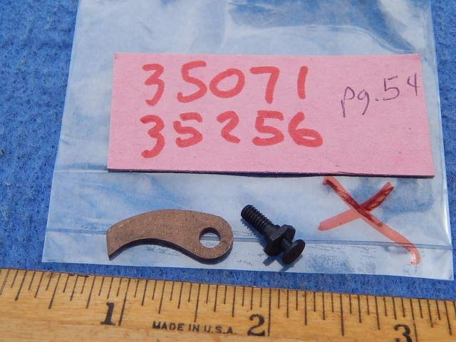 1940 1941 Wurlitzer 700 800 750 780 850 Back Stop Pawl #35071 & Screw # 35256