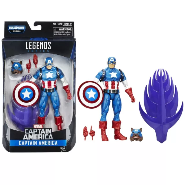 Marvel Legends Series Capitán América 15cm Figura de acción Accesorios de...