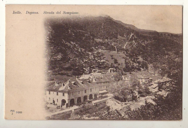 cartoline Iselle(Novara),dogana