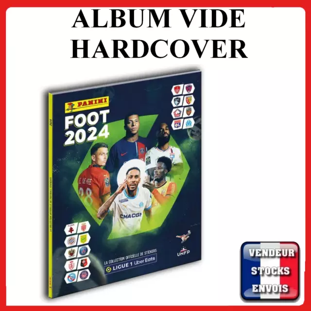 FOOT 2024 - Coffret collector exclusif : 1 album cartonné + 100 pochettes  (soit 500 stickers)