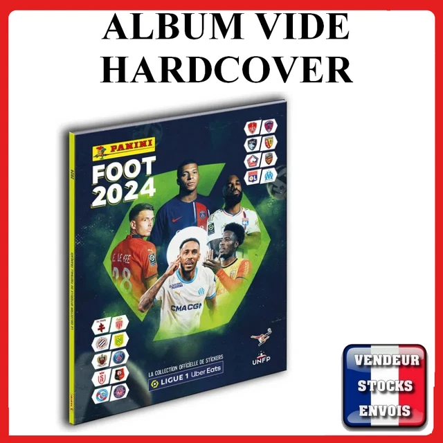 ALBUM PANINI FOOT 2025 Ligue 1 2025 Hardcover Cahier Cartonnée vide