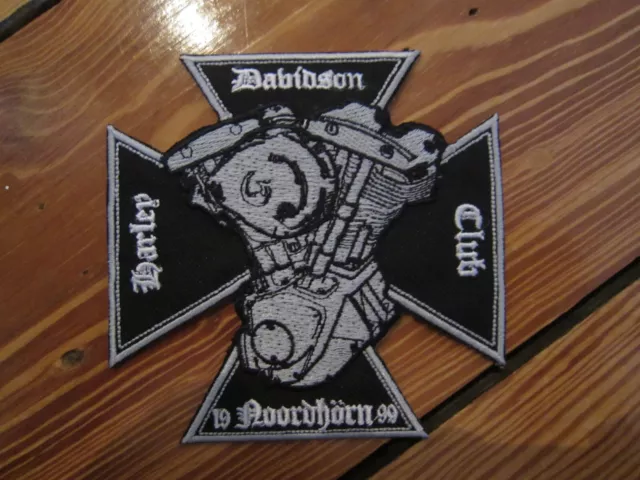 Mc Patch Harley Davidson Club Biker Rocker Kutte Aufnäher Mf Motorrad Freunde