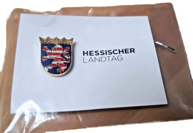 ***  Pin * Wappen *** Bundesland Hessen *** Hessischer Landtag * neu * OVP  ***