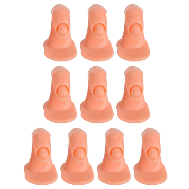 10 pz supporto pratica manichino dita unghie monouso