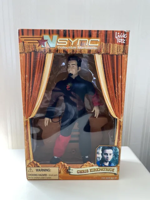 NSYNC CHRIS KIRKPATRICK Collectible Marionette Doll Living Toyz 2000 New In Box