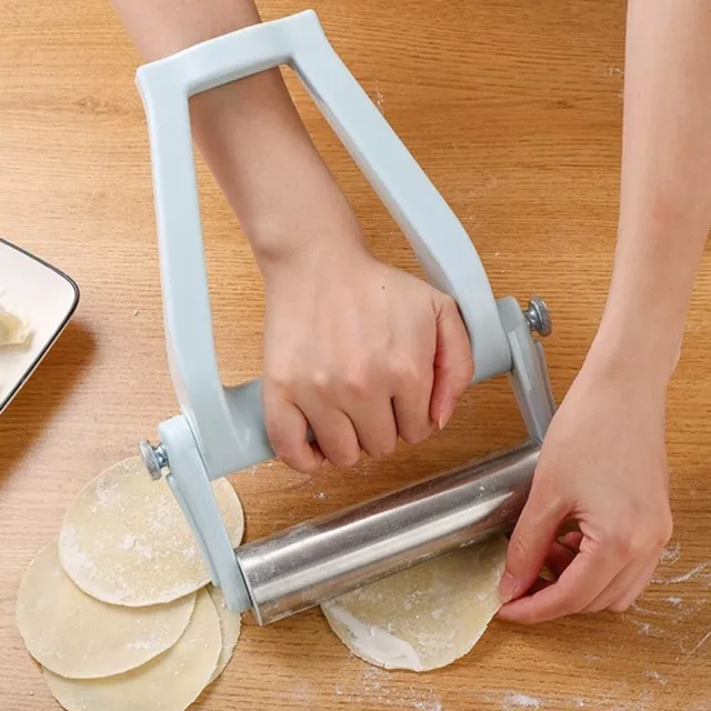 Patented Structure Stainless Steel Rolling Pin for Effortless Dough Rolling