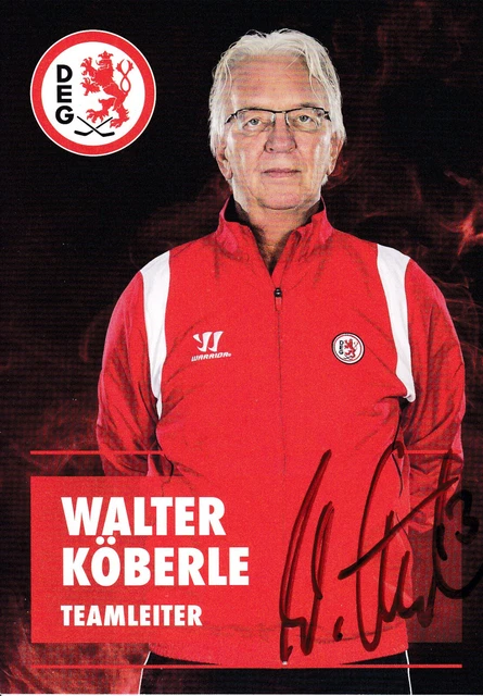 WALTER KÖBERLE Deutschland, Bronze Olympia 1976 Eishockey, DEG