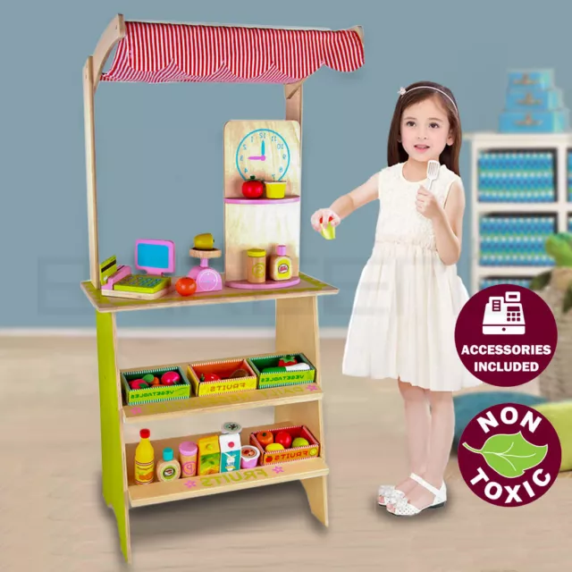 Childrens pretend sales shop