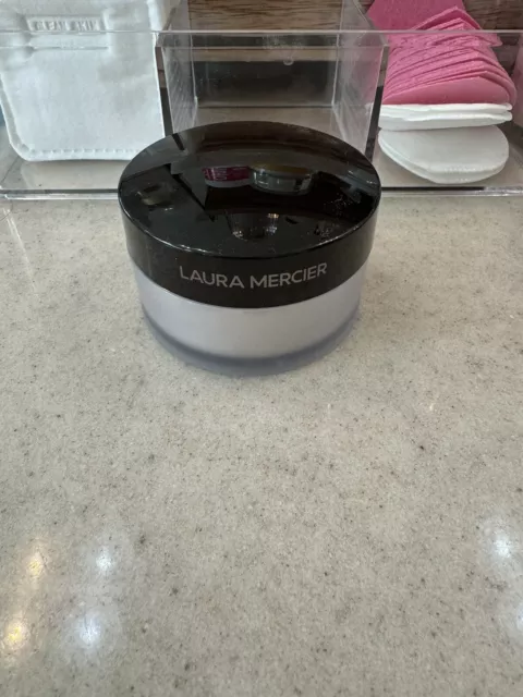 Laura Mercier Translucent Loose Setting Powder-Full Size w/ Jumbo Velour Puff