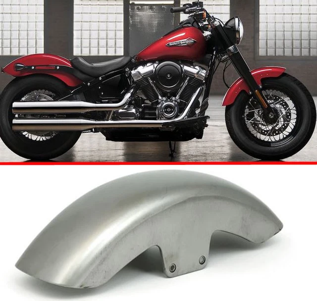 Parafango Parafango Posteriore Per Harley Sportster Bobber Chopper Cafe Racer Nero - Foto 3