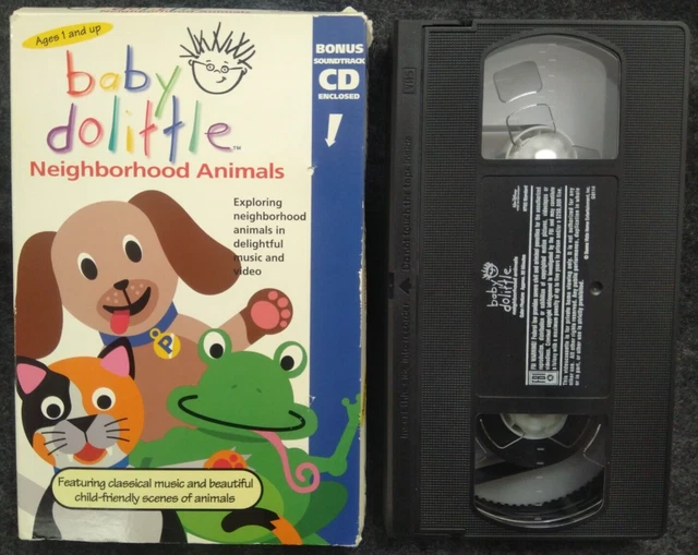 VHS BABY EINSTEIN Baby Dolittle Neighborhood Animals (VHS, 2002