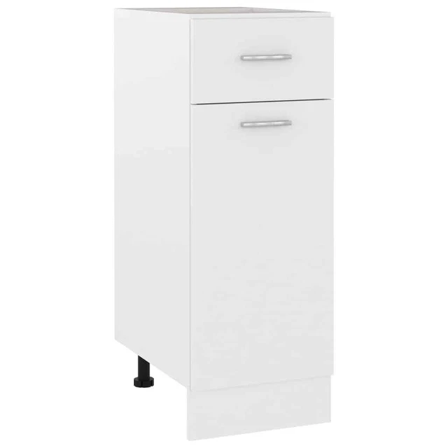 Armoire de plancher à tiroir Blanc 30x46x81,5 cm Aggloméré