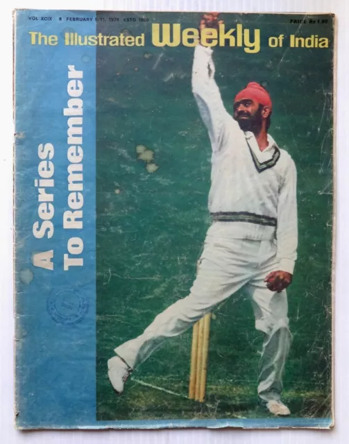 The Illustrated Weekly of India 5th Feb 1978 A Series To Remember CRICKET
