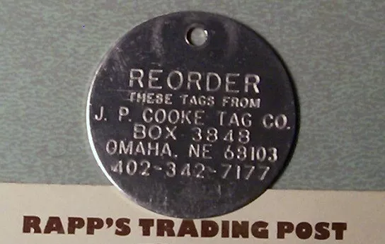 Jp cooke dog tags 2025