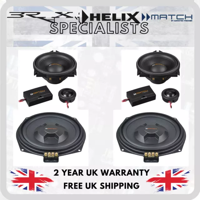 Match by Audiotec Fischer Stage 1 Lautsprecher Upgrade Paket für BMW X5 F15