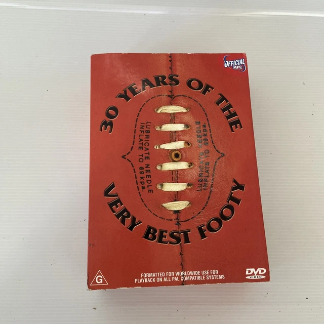 🆕️ AFL 30 YEARS of the Very Best AUSTRALIAN FOOTBALL Footy (3 DVD SET) Region 4
