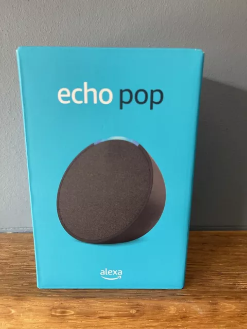 Amazon Echo Pop Smart Speaker+Alexa (Carbone)-Nuovissimo Sigillato In Fabbrica...