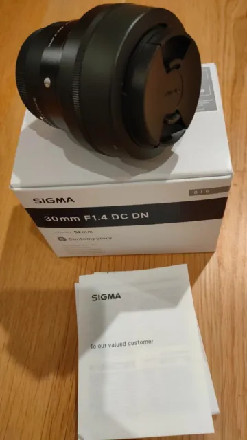 Sigma 30mm f1.4 DC DN Lens - Fujifilm X-Mount - Boxed.