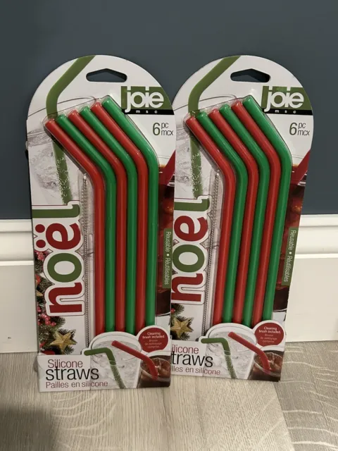 https://www.picclickimg.com/~aQAAOSwHH1lY4R4/2-Pack-Joie-Noel-Silicone-Straws-6pc-w.webp