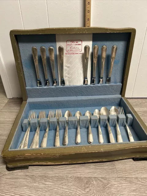 Vintage Holmes & Edwards Inlaid SilverPlate Silverware Flatware