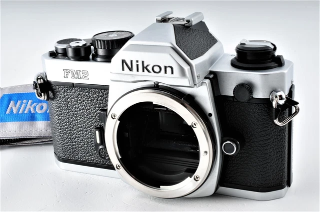 NEAR MINT Nikon New FM2 Silver 35mm SLR Film Camera Body from Japan
