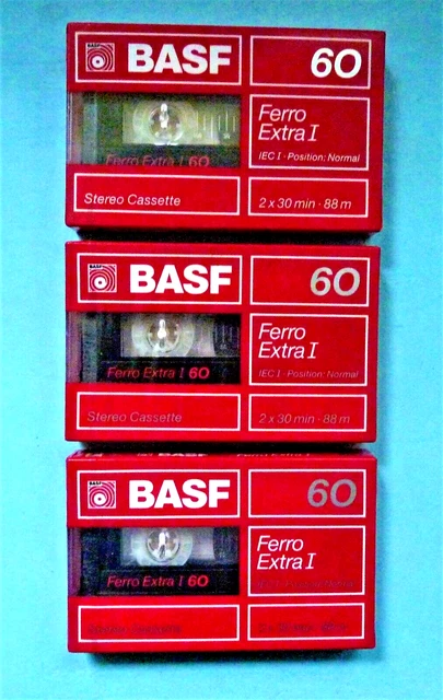 Lot k7 cassette audio basf vierge 90 min neuve musique vintage retro - Photo, audio & vidéo