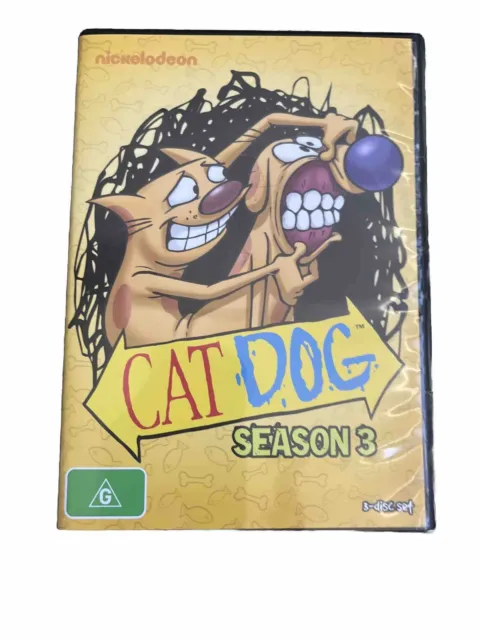 DVD - Cat Dog: Season 3 / Series Three - Nickelodeon Kids Cartoon Like New R4