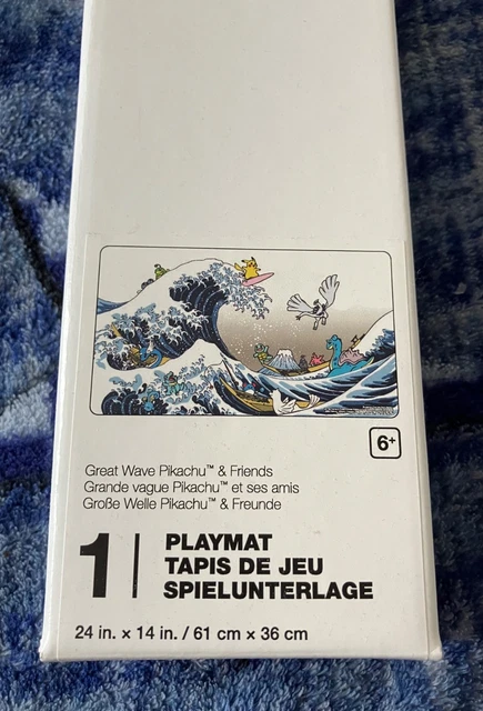 great wave pikachu & friends card sleeves Ultra Pro The Off Kanagawa 105ct Apex Deck Protector The iconic art piece The Great Wave Off Kanagawa by Hokusai makes a bold return to your favorite products OFFICIAL POKEMON CENTER TCG Playmat;