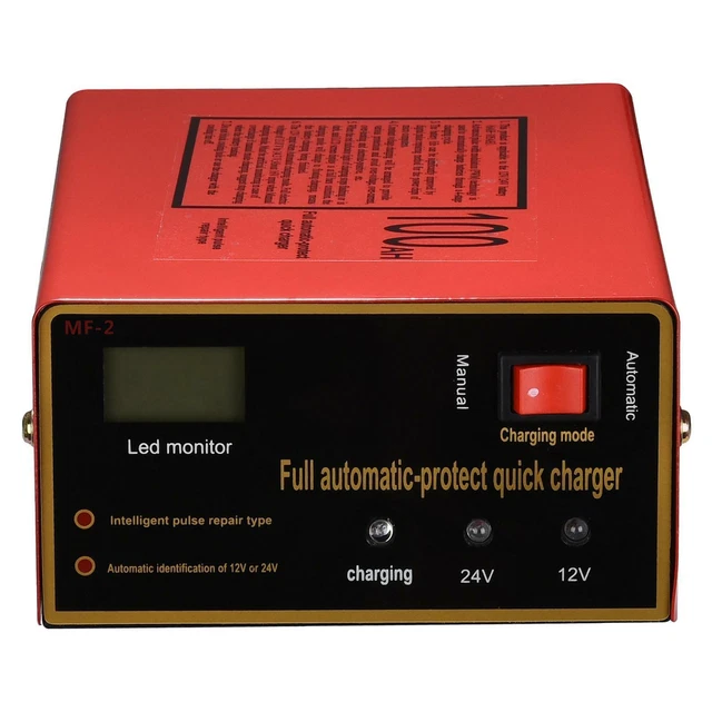 Chargeur de batterie de voiture 12V 24V réparation automatique d'impulsion