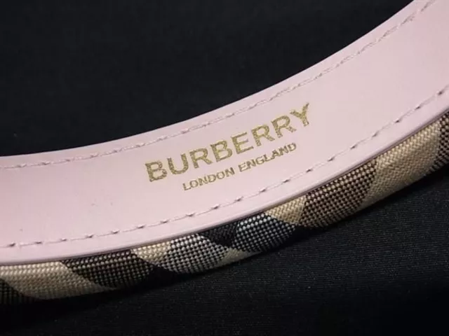 BURBERRY NOVA CHECK Canvas Headband $230.00 - PicClick