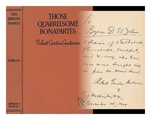 ANDERSON, ROBERT GORDON (B. 1881.) Those Quarrelsome Bonapartes / by Robert Gord