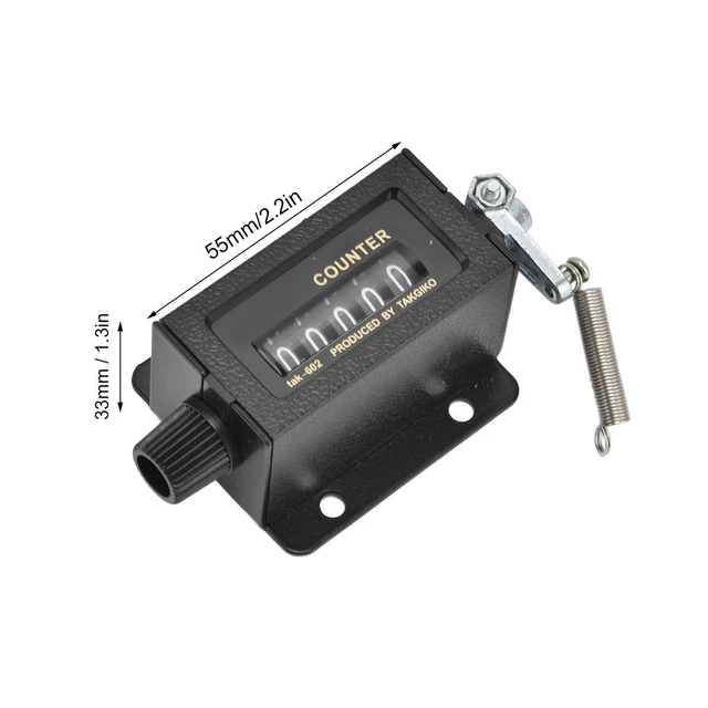 Mechanical Counter Reset Function Durable 5 Digits Counting Tool For Printing✈